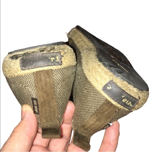 Patagonia Womens Gumwood Ballet Flats Brown Round Toe Herringbone Slip On Shoe 8 - Picture 5 of 5